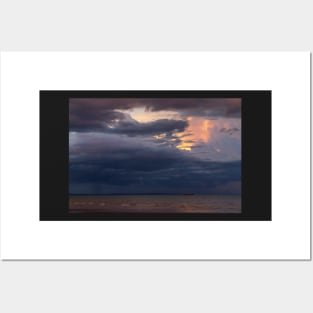 sunset clouds Posters and Art